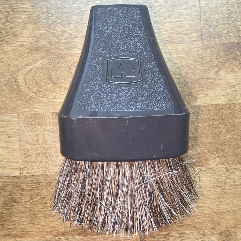 Rainbow Vacuum Dusting Brush Attachment Horsehair Bristle Rexair D4C E2 SE Black